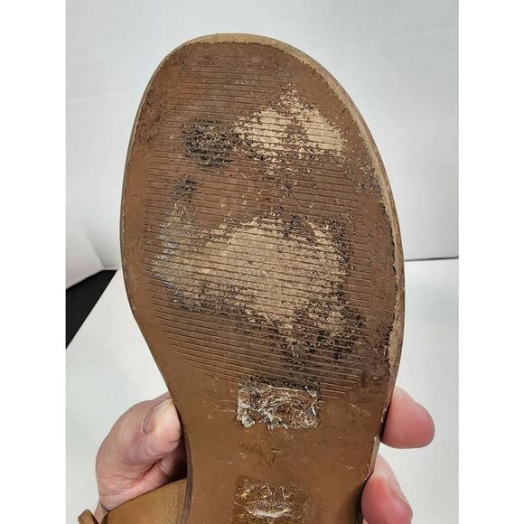 Madewell The Wave Lace Up Gladiator Sandals Sz 7 - Picture 7 of 10